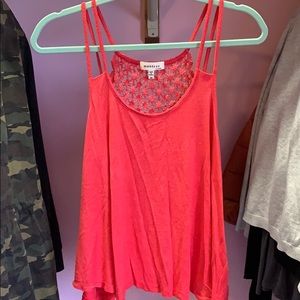 Watermelon pink tank top🍉